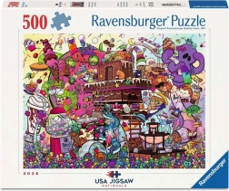 Ravensburger Puzzle USA Jigsaw Nationals: Zoete speeltuin (500 stukjes)