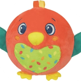 CLEMENTONI BABY Plüschball Vögelchen mit Rassel