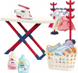 Woopie Kinder Strijkset XXL met Strijkplank en Wasmand
