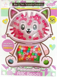 Set gekleurde kralen Kat