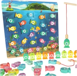 Jeu de pêche en bois Montessori