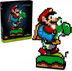 LEGO minifiguren Super Mario en Yoshi