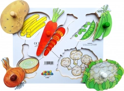 Just Jigsaws houten puzzel Schillen en snijden - 6 delen