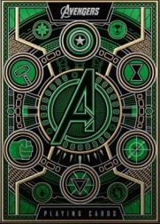 Cartes Avengers paquet vert