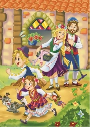Puzzel ART PUZZLE gelukkige familie, 150 stukjes