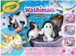 Washimals sprookjesachtige dierenkleurplaten creatieve set