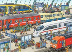 Puzzle Gare ferroviaire 60 pièces