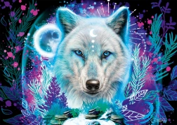 Puzzle Schmidt Neon: Arctic Wolf 1000 pieces