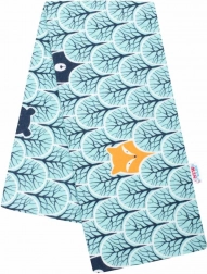 Flanellen luier met print New Baby dieren in het bos