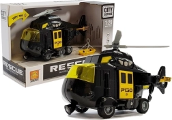 Hélicoptère de secours à piles avec lumières et sons