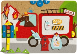 Lena jeu à marteler Pompiers