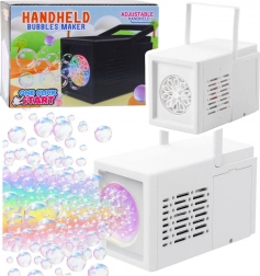 portable automatic bubble machine – white