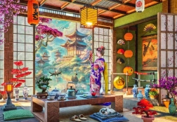 Bluebird puzzel Japanse theekamer 1000 stukjes