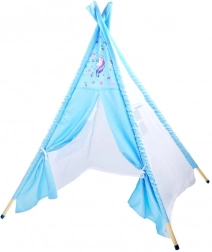 Kinder tipi-tent met eenhoorn