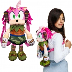 Sac à dos en peluche SONIC PRIME Amy Rose 43 cm