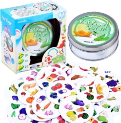 Snel reactiespel fruit en groenten