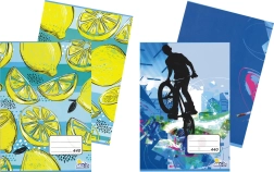 Cahier scolaire A4 lisse 40 feuilles (assortiment)