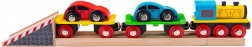 Wooden Freight Train with Cars and Tracks BIGJIGS RAIL