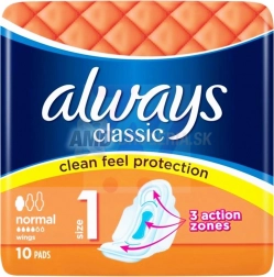 Always Classic Normal serviettes hygiéniques 10 pcs