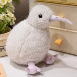 Plush Kiwi Bird White 17 cm