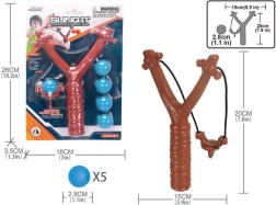 Kattenapult met vijf balletjes