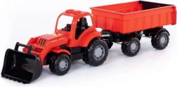 Loader Tractor with Macher Trailer