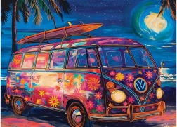 Puzzle EUROGRAPHICS VW Beach Party 1000 pieces