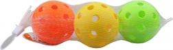 Gekleurde ballen voor kinderen 7 cm, 3 stuks in net