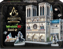 3D puzzel Assassin's Creed Unity: Notre-Dame Kathedraal 860 stukjes