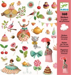 DJECO stickers prinsessenfeest, 160 stickers