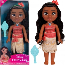 Disney Prinses Vaiana (Moana) grote pop 35 cm met haarborstel