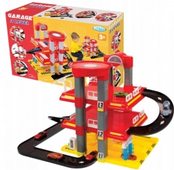 Driedelige garage met helihaven en lift MOCHTOYS