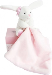 Doudou Konijntje met Knuffeldoek Roze Geschenkset