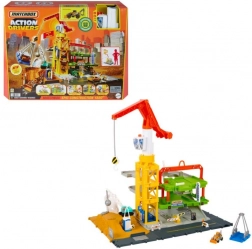 Matchbox Constructiezone met lichten en geluiden