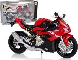 BMW S1000RR motorfietsmodel Rood geluiden Lichten
