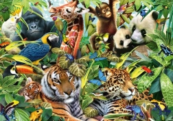 Colorful Animal Kingdom Puzzle 1500 pieces