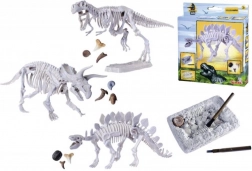 Set voor het opgraven en assembleren van dinosauriër skeletten