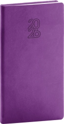 Agenda de poche Violet 2026 - format 9 x 15,5 cm