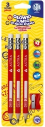 Astra Jumbo crayons pour l'apprentissage de l'écriture pour enfants 3 pcs
