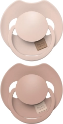 Sucette dynamique en silicone LOVI PRIME 6–18 mois, 2 pcs, Nude/Blush
