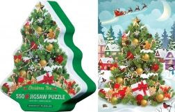 EUROGRAPHICS Puzzel Kerstboom in Metalen Doos 550 Stukken