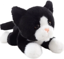Eco-friendly lying plush cat 20 cm