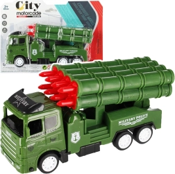 Voiture militaire à propulsion pull-back