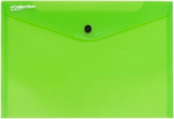 Documentenmap met drukknoop groen A5