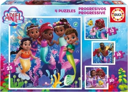 Educa Puzzle Disney Ariel 4in1
