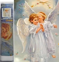 Diamond painting Engelen aan de hemel 30x40 cm