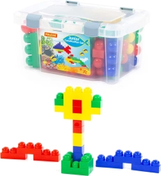 Jeu de construction en valisette – 54 pièces