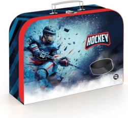 Kinder gelamineerde koffer Hockey 34 cm