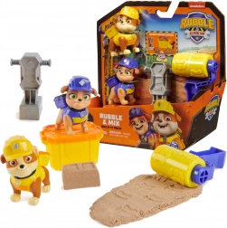 Bouwset PAW PATROL Rubble & Crew met kinetisch zand en accessoires