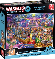 Puzzel Wasgij Mystery 25: Eurosound-wedstrijd 1000 stukjes